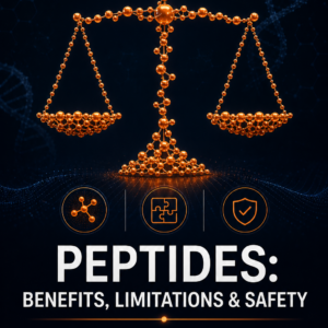 Peptides: Benefits, Limitations and Safety — MyPep Biotech educational guide cover