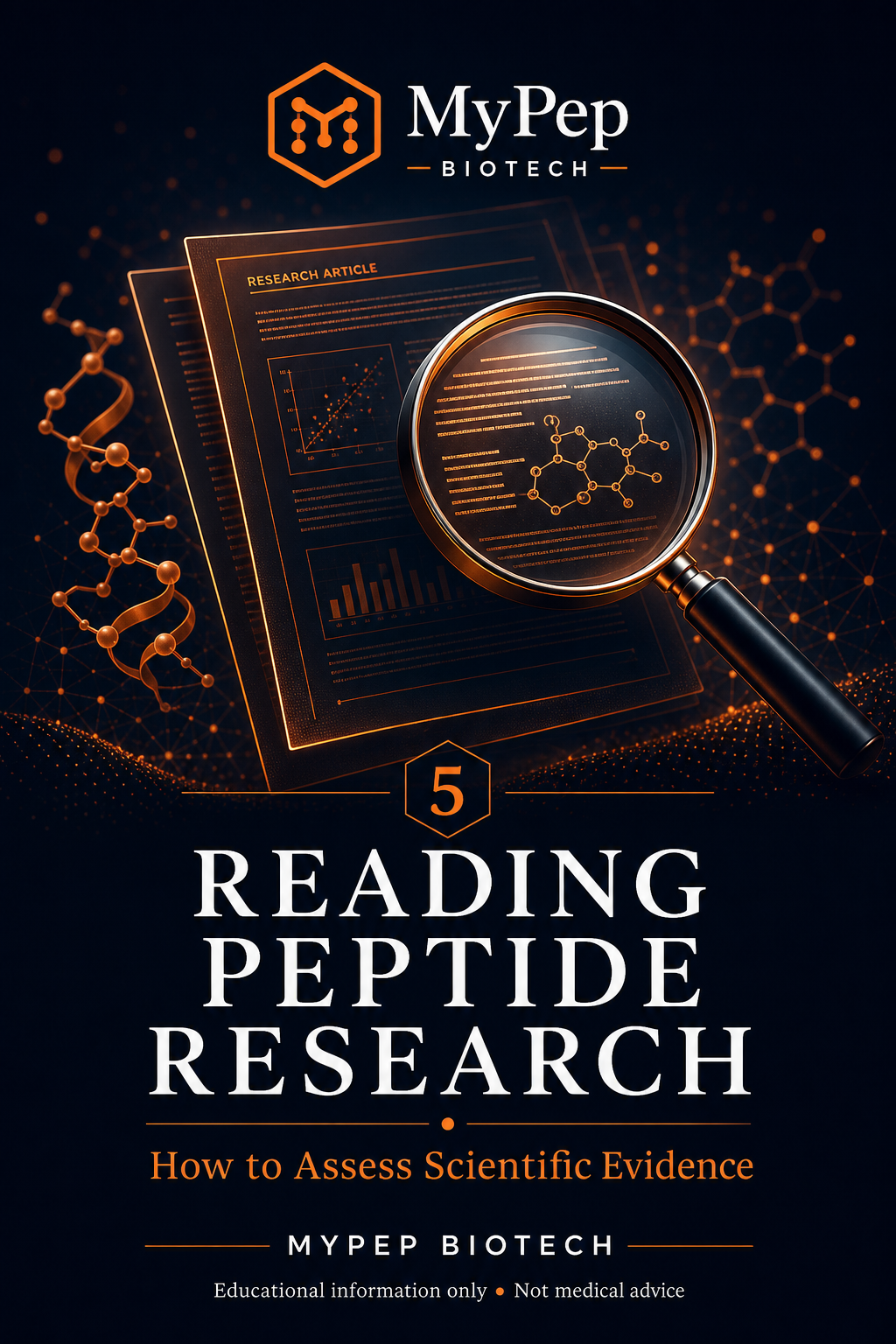 Reading Peptide Research — MyPep Biotech educational guide cover